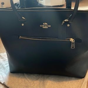 Black coach purse